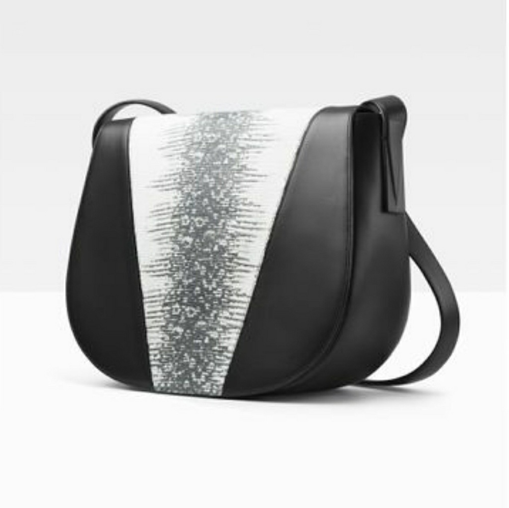 Vince Italian Leather Crossbody Bag